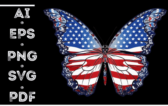 4th of July Butterfly: A Patriotic Embroidery Design for Real Projects
