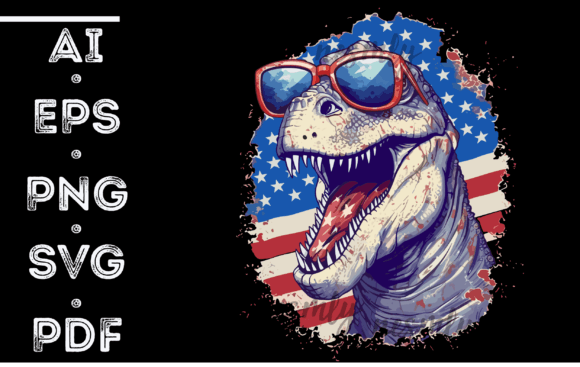 4th of July Dinosaur Review: A Bold Embroidery Design for Creative Projects