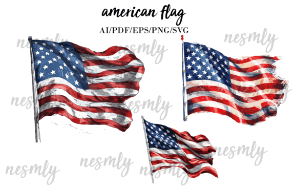 American Flag Clipart Bundle Review for Real Embroidery Projects