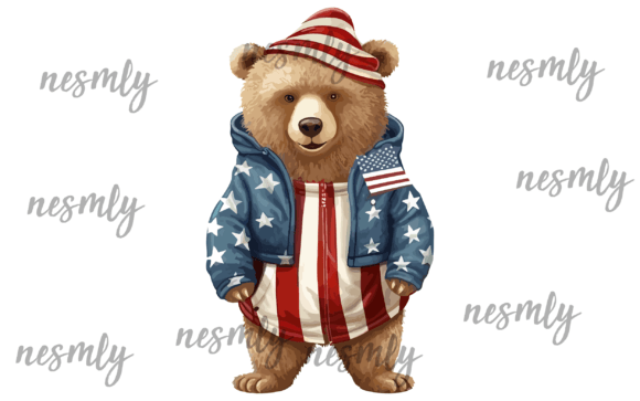Bear Usa Flag Embroidery Design Review
