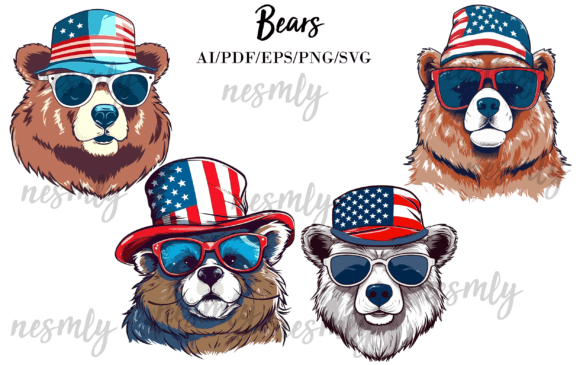 Bears with Hat and Sunglasses Bundle Review for Real Projects