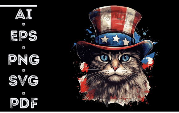 Cat 4th of July Embroidery Design Review