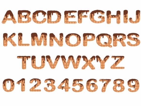 Chocolate Ice Alphabet Letter and Number Review for Real Embroidery Projects
