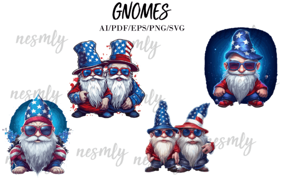 Gnome 4th of July Sublimation Bundle Review: A Festive Embroidery Addition