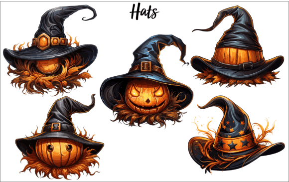 Halloween Hat Clipart Bundle Review for Real Embroidery Projects