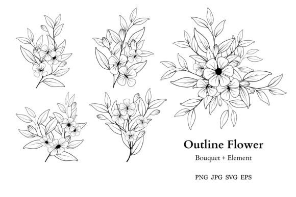 Outline Flower Bouquet Arrangement Review for Real Projects