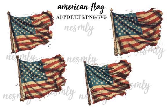 Vintage American Flag Clipart Bundle Review: Practical for Real Projects